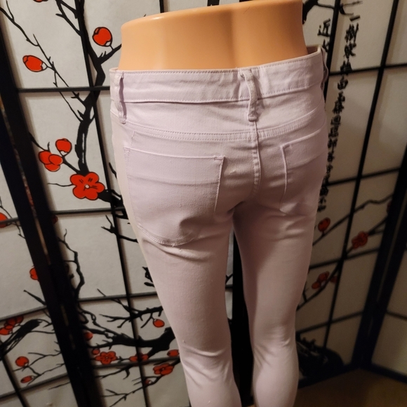 MOSSIMO LADIES PREMIUM DENIM SOFT LAVENDAR/SIZE 2 - Picture 5 of 10